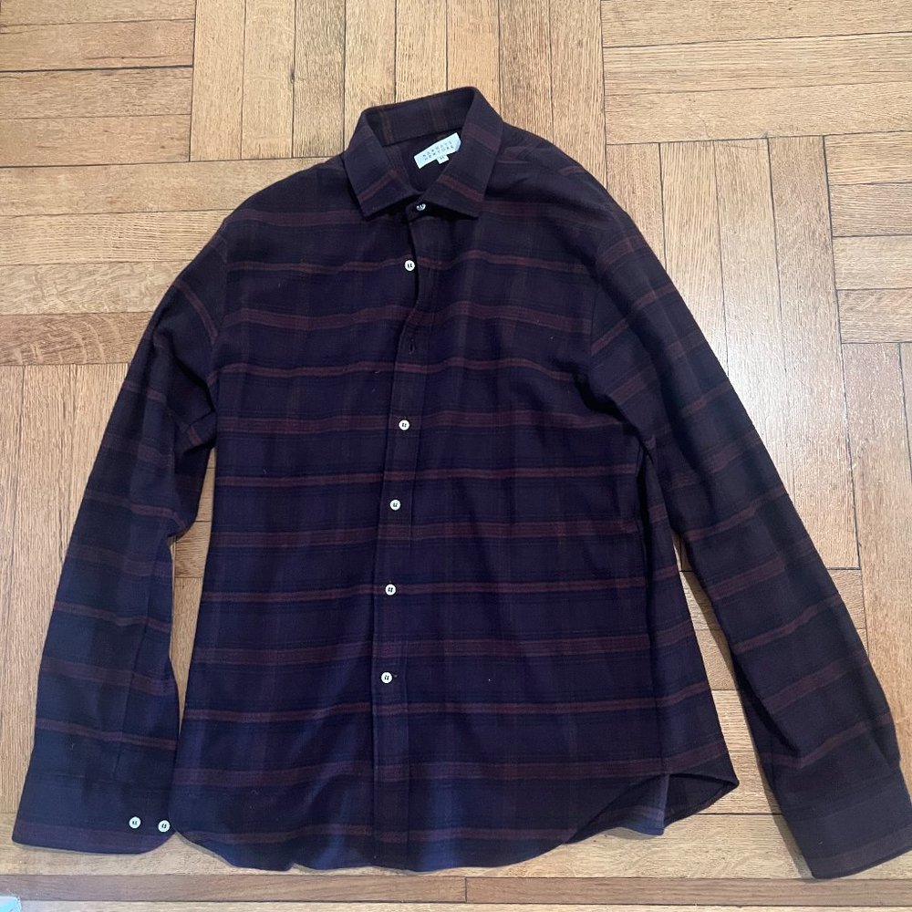 Elite Mens Striped Flannel